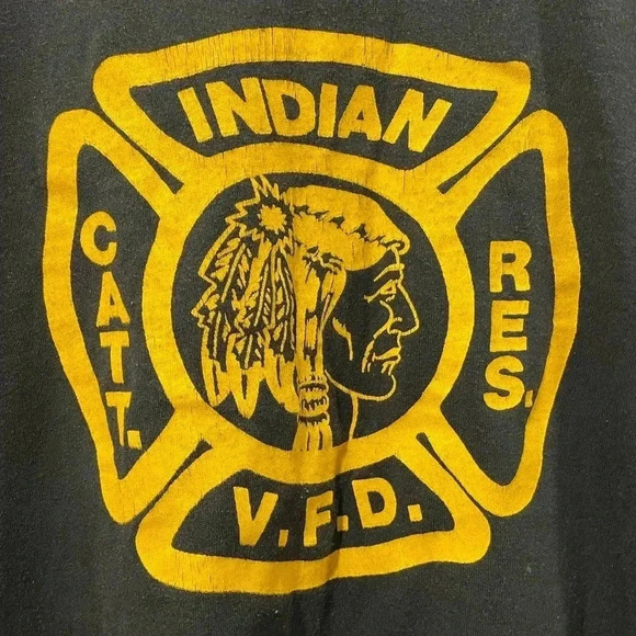 Vintage Indian Reserve “Jack” Fire  Department T-Shirt - Picture 3 of 7